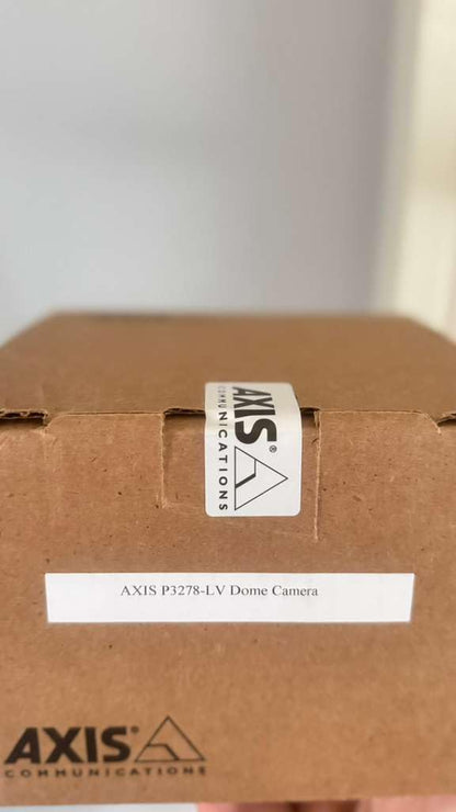 AXIS P3278-LV 8 Megapixel Indoor/Outdoor 4K Network Camera - Color - Dome - White - TAA Compliant