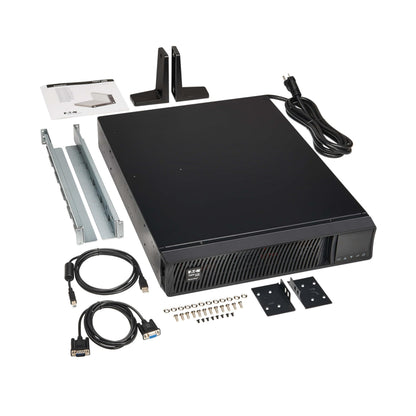 Tripp Lite Eaton Series Smart Rack Mount UPS Battery Backup, 750VA to 3000VA, Pure Sine Wave, LCD Screen, Network Card & Extended Run Options, 3-Year Warranty & $250,000 Insurance (SMARTRM2U Series)