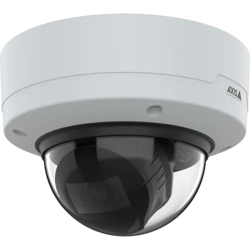 AXIS P3275-V 2 Megapixel Indoor/Outdoor Full HD Network Camera - Color - Dome - White - TAA Compliant