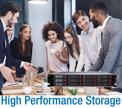 BUFFALO TeraStation 71210RH 12-Bay Enterprise Rackmount NAS 240TB (12x20TB) with HDD Hard Drives Included 10GbE RAID iSCSI Network Storage File Server