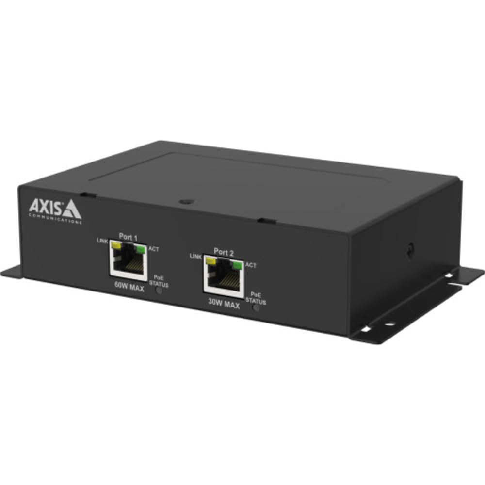 Axis Communications TU8010 2 Port Indoor PoE Extender