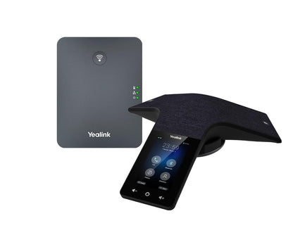 YEALINK CP935W-Base Wireless IP Conference Phone, DECT, 1 x CP935W, 1x W70B, 4' Multi-Touch Screen, Pairing with Bluetooth, Switching DECT/WIFI