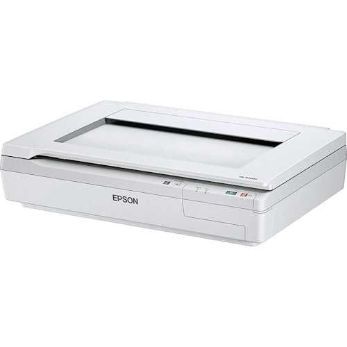 Epson DS-50000 Large-Format Document Scanner: 11.7” x 17” flatbed, TWAIN & ISIS Drivers, 3-Year Warranty with Next Business Day Replacement