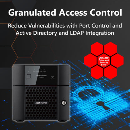 BUFFALO TeraStation 3230DN 2-Bay Desktop Small-Med Business NAS w/Hard Drives Included