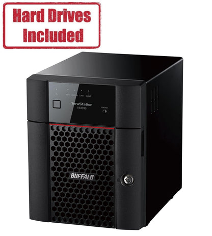 BUFFALO TeraStation 3430DN 4-Bay Desktop Small-Med Business NAS w/Hard Drives Included