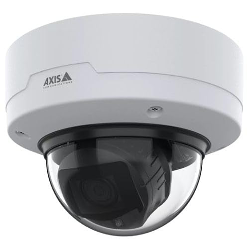 AXIS P3277-LVE 5 Megapixel Indoor/Outdoor Network Camera - Color - Dome - White - TAA Compliant