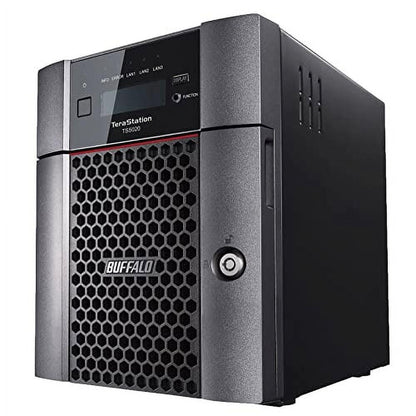 BUFFALO TeraStation 5420DN 4-Bay Business Desktop NAS with Hard Drives Included RAID iSCSI Network Storage File Server