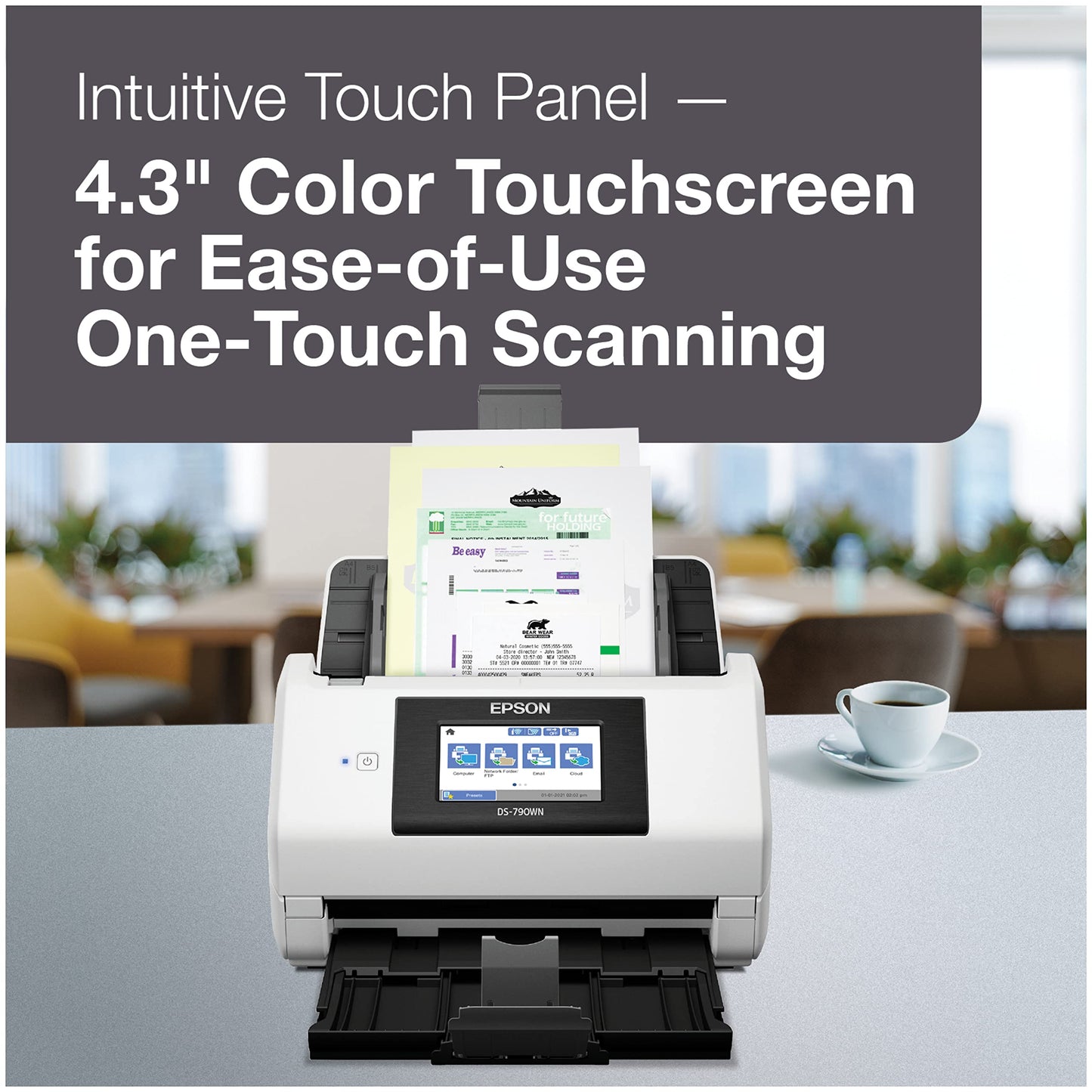 Epson DS-790WN Wireless Network Color Document Scanner