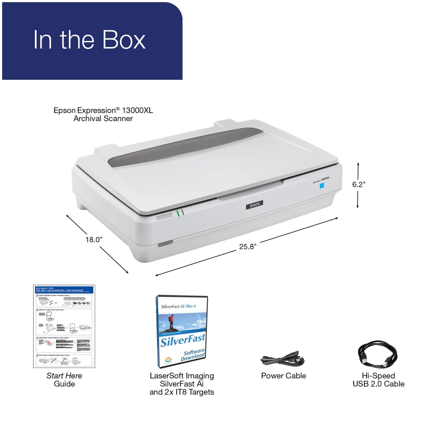 Epson Expression 13000XL Large Format Flatbed Photo Scanner
