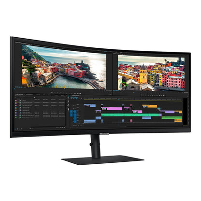 Samsung S34C654UAN 34in Curved Wqhd 100 Hz Mntr Kvm Dp/hdmi Speaker 3yr