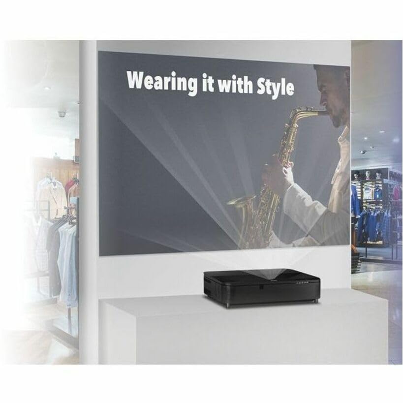 Epson PowerLite 815E Short Throw 3LCD Projector - 16:9 - Wall Mountable - Black - High Dynamic Range (HDR) - 1920 x 1080 - Front - 1080p - 20000 Hour Normal Mode - 30000 Hour Economy Mode - Full HD -