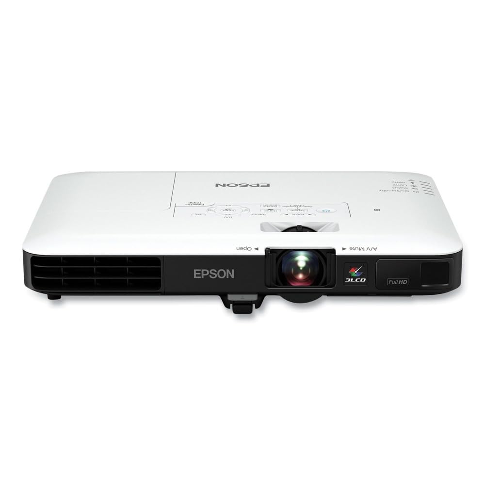 Epson PowerLite 1795F 3LCD 1080p Full HD Wireless Mobile Projector with Carrying case and Fast and Easy Image adjustments, a Bright Mobile Powerhouse for presentations and Wireless Video Streaming