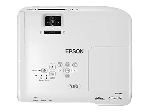 Epson PowerLite 982W LCD Projector - 16:10 - Ceiling Mountable