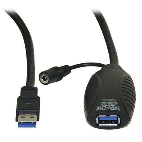 Eaton Tripp Lite U330-10M Active USB 3.0 SuperSpeed ​​(AM/F) Extension Repeater Cable, 33' (10m)